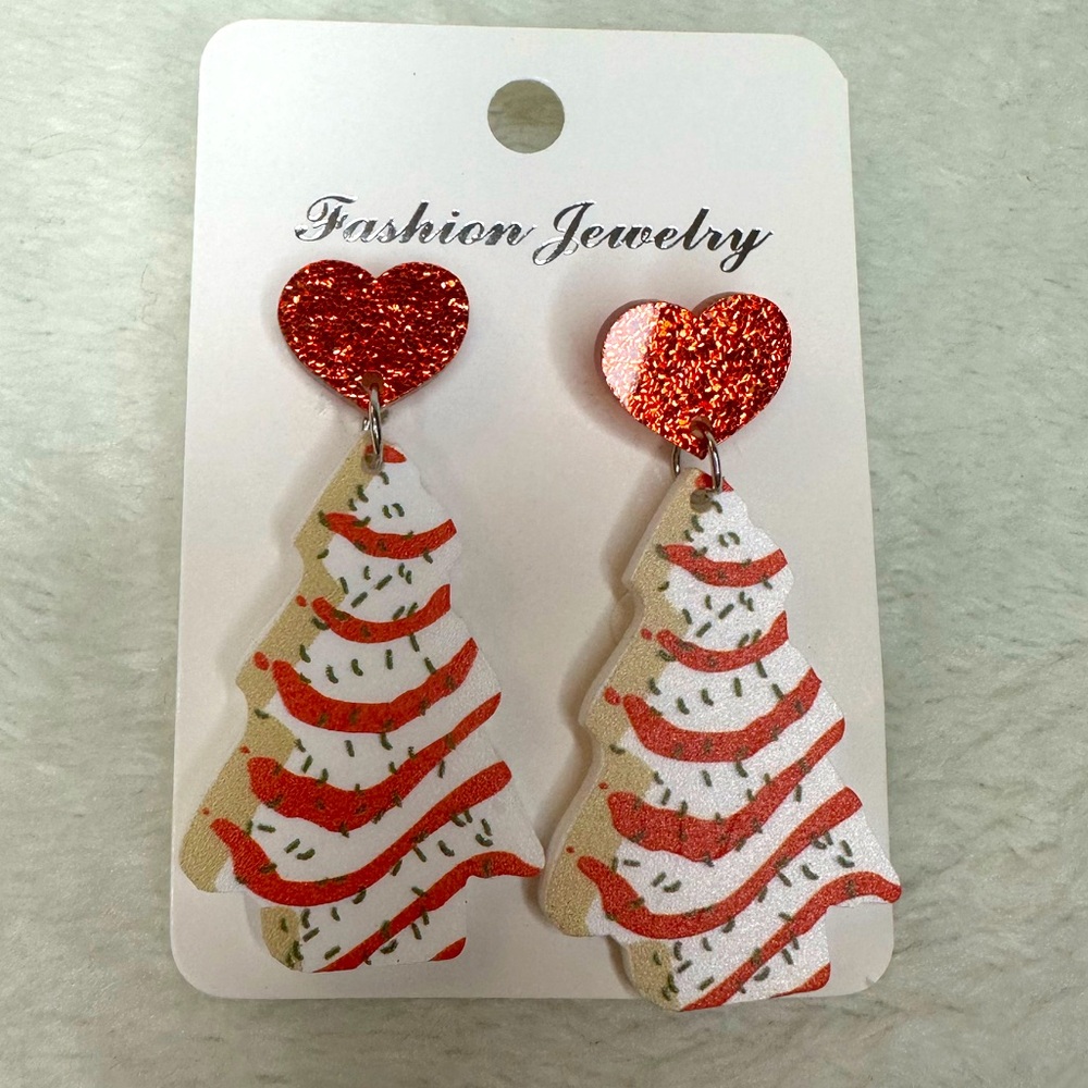 Christmas Snack Cake Earrings